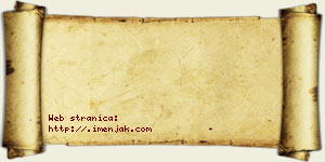 Jana Balzamović vizit kartica